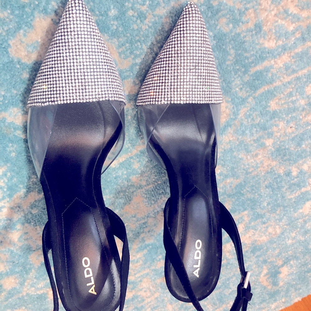 Chic black high heels